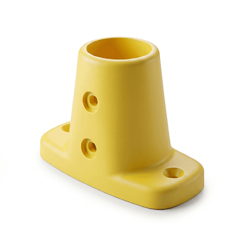 Base ovalada amarilla 1 1/4"