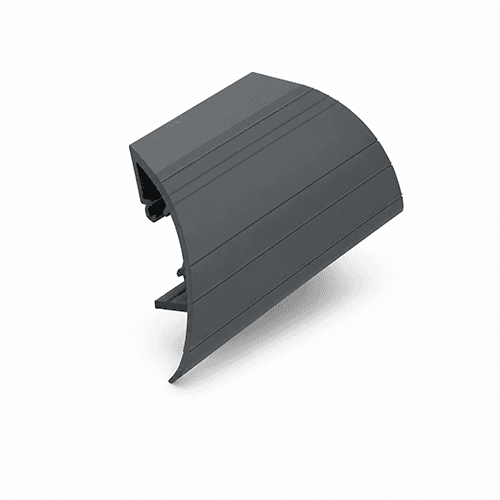 Perfil flexible irregular para ventanas