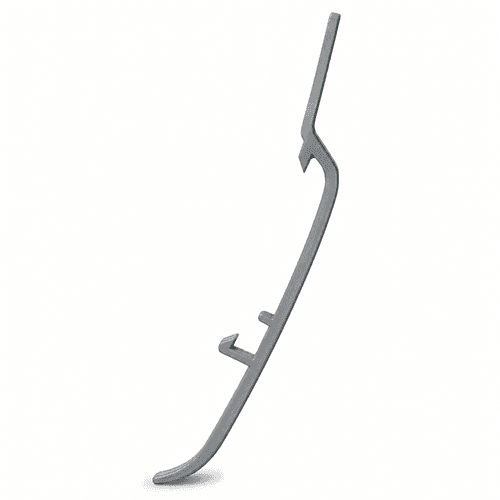 Perfil rigido irregular en PVC